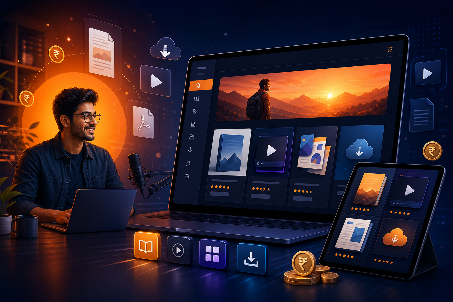 BharatGo creator platform - Sell digital products and earn monthly income